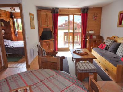 Skiverleih 3-Zimmer-Appartment für 6 Personen (2) - Résidence les Alpages de Pralognan C - Pralognan-la-Vanoise - Wohnzimmer