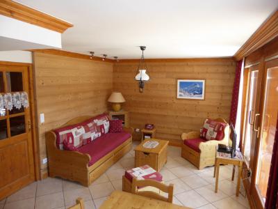 Ski verhuur Appartement 3 kamers 6 personen (6) - Résidence les Chalets de Napremont - Pralognan-la-Vanoise - Woonkamer