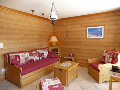 Ski verhuur Appartement 3 kamers 6 personen (6) - Résidence les Chalets de Napremont - Pralognan-la-Vanoise - Woonkamer