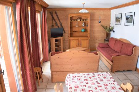 Skiverleih 3-Zimmer-Appartment für 6 Personen (6) - Résidence les Chalets du Vallonnet - Pralognan-la-Vanoise - Wohnzimmer