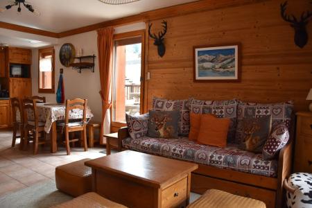 Ski verhuur Appartement 4 kamers 8 personen (2) - Résidence les Chalets du Vallonnet - Pralognan-la-Vanoise - Woonkamer