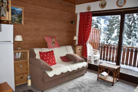 Ski verhuur Studio bergnis 4 personen (7) - Résidence les Crêtes - Pralognan-la-Vanoise - Woonkamer