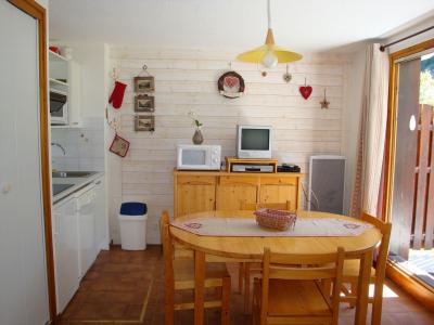 Skiverleih 3-Zimmer-Holzhütte für 6 Personen (2A) - Résidence les Hameaux de la Vanoise - Pralognan-la-Vanoise - Wohnzimmer