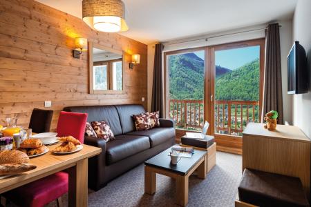 Rent in ski resort Résidence les Hauts de la Vanoise - Pralognan-la-Vanoise - Living room
