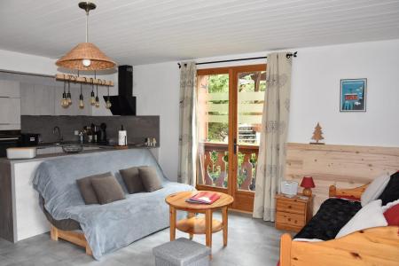 Skiverleih 2-Zimmer-Appartment für 4 Personen (MYRTIL1) - Résidence les Myrtilles - Pralognan-la-Vanoise - Wohnzimmer