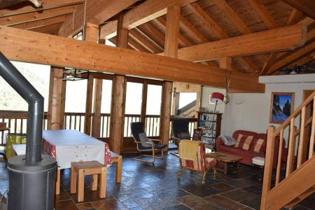 Rent in ski resort 5 room mezzanine apartment 8 people - Résidence Piton des Neiges - Pralognan-la-Vanoise - Living room