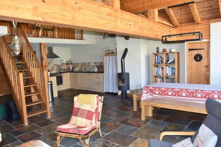Rent in ski resort 5 room mezzanine apartment 8 people - Résidence Piton des Neiges - Pralognan-la-Vanoise - Living room