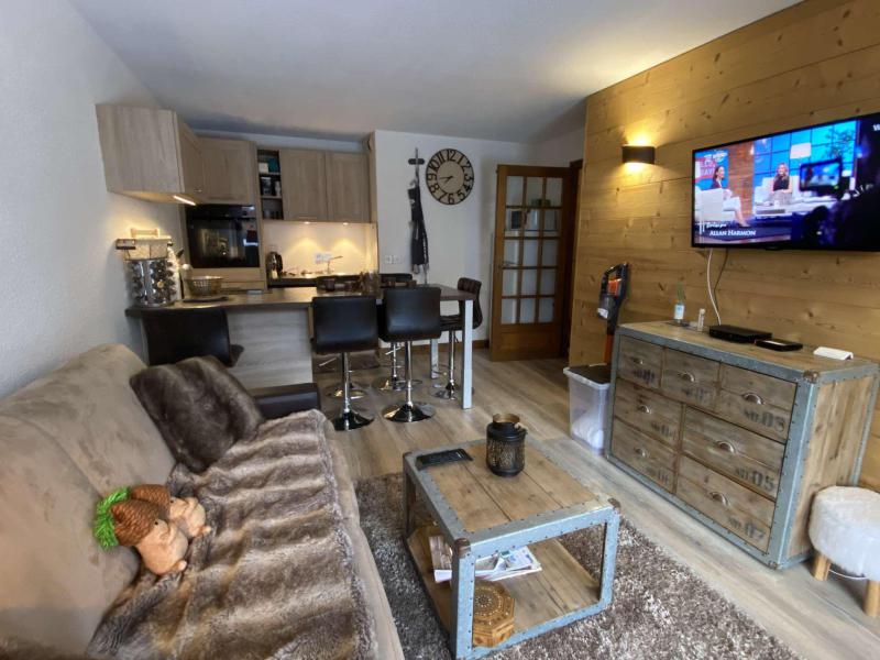 Skiverleih 3-Zimmer-Appartment für 4 Personen (490-004) - Le Quartz - Praz sur Arly - Wohnzimmer