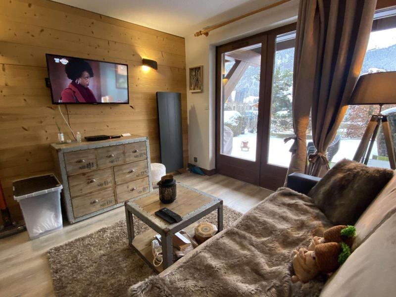 Ski verhuur Appartement 3 kamers 4 personen (490-004) - Le Quartz - Praz sur Arly - Woonkamer