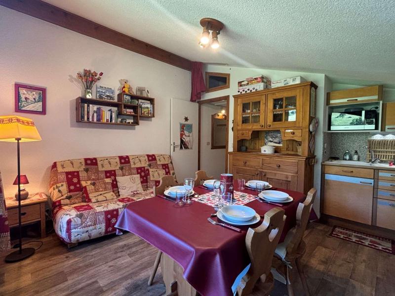 Ski verhuur Appartement 2 kamers 5 personen (160) - Résidence Clos des Meurets - Praz sur Arly - Woonkamer