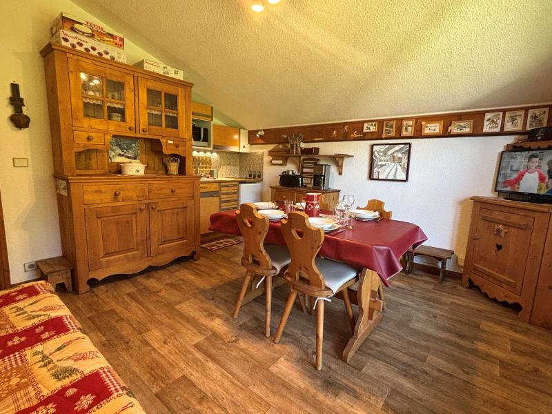 Ski verhuur Appartement 2 kamers 5 personen (160) - Résidence Clos des Meurets - Praz sur Arly - Woonkamer