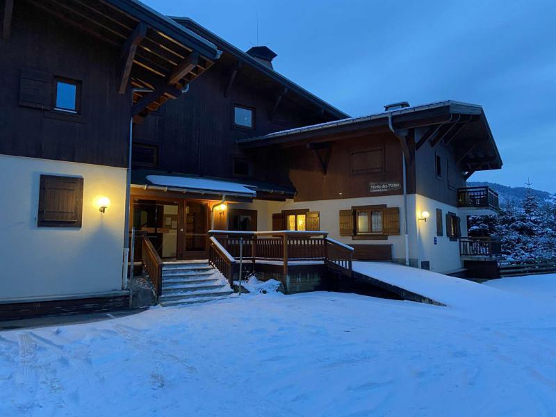 Location au ski Studio coin montagne 4 personnes (02E) - Résidence l'Orée des Pistes - Praz sur Arly - Extérieur hiver