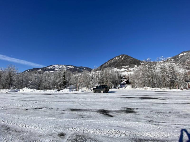 Ski verhuur Studio bergnis 4 personen (02E) - Résidence l'Orée des Pistes - Praz sur Arly - Buiten winter