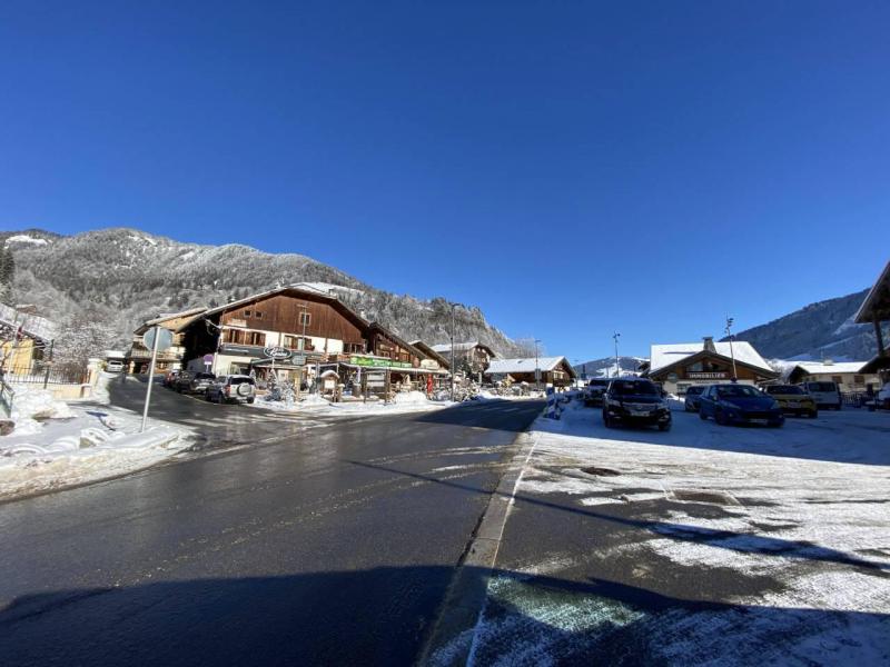 Ski verhuur Studio bergnis 4 personen (02E) - Résidence l'Orée des Pistes - Praz sur Arly - Buiten winter