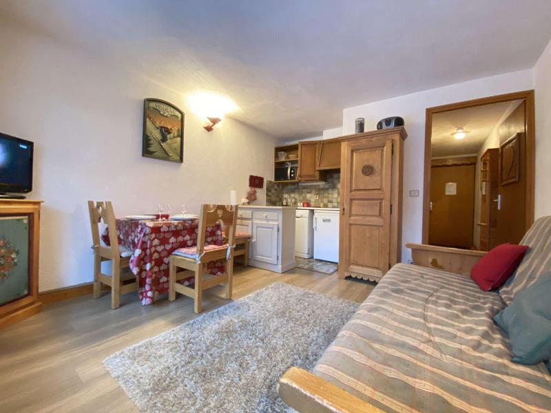 Skiverleih Studio Schlafnische 4 Personen (02E) - Résidence l'Orée des Pistes - Praz sur Arly - Wohnzimmer