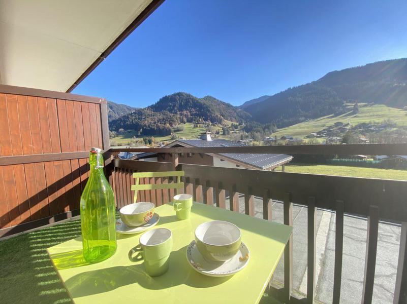 Rent in ski resort 2 room apartment sleeping corner 5 people (01D) - Résidence le Clos d'Arly - Praz sur Arly - Balcony