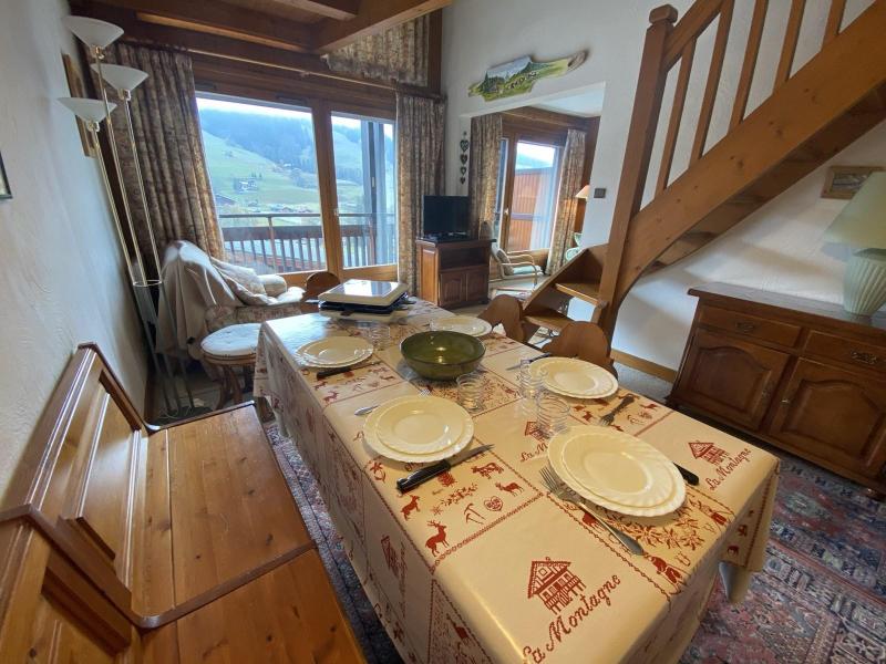 Skiverleih 2-Zimmer-Appartment für 6 Personen (150-2FG) - Résidence le Clos d'Arly - Praz sur Arly - Wohnzimmer