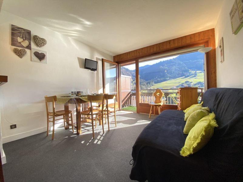 Skiverleih 2-Zimmer-Berghütte für 5 Personen (01D) - Résidence le Clos d'Arly - Praz sur Arly - Wohnzimmer