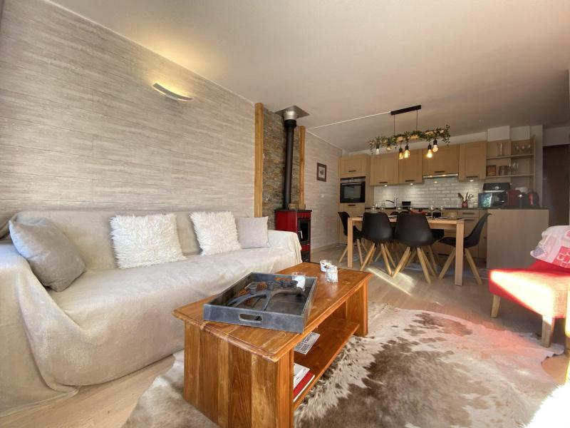 Аренда на лыжном курорте Апартаменты 4 комнат 8 чел. (A1H) - Résidence le Clos d'Arly - Praz sur Arly - Салон