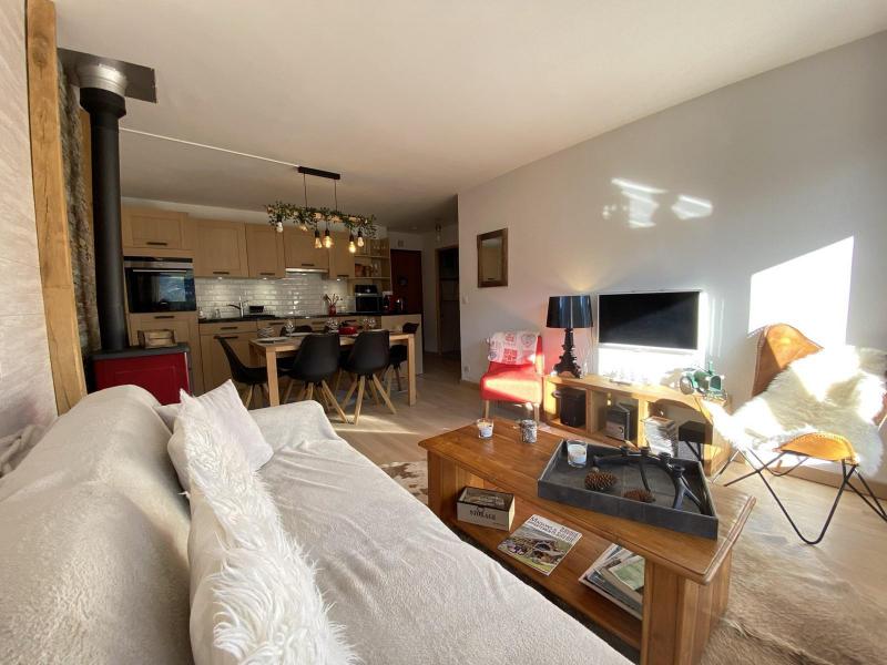 Rent in ski resort 4 room apartment 8 people (A1H) - Résidence le Clos d'Arly - Praz sur Arly - Living room