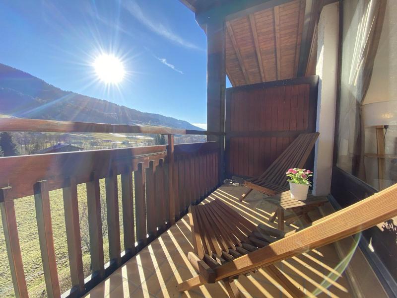 Ski verhuur Appartement 4 kamers 8 personen (A1H) - Résidence le Clos d'Arly - Praz sur Arly - Balkon