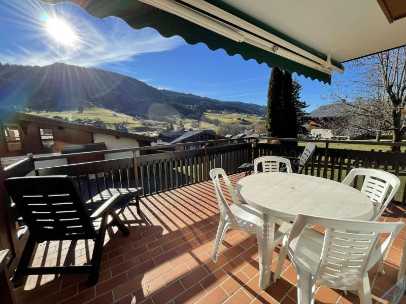 Soggiorno sugli sci Studio con alcova per 4 persone (C0D) - Résidence le Clos d'Arly - Praz sur Arly - Terrazza