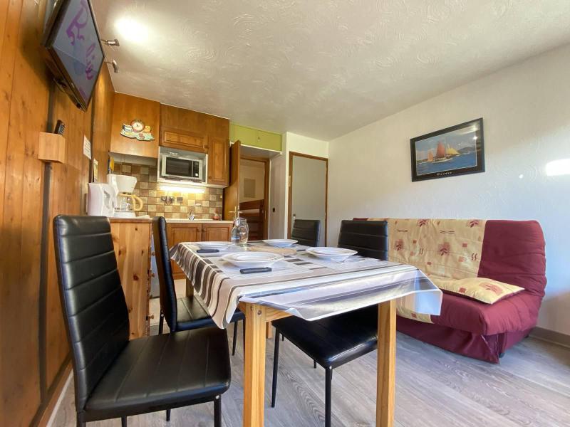 Skiverleih Studio Schlafnische 4 Personen (01G) - Résidence le Clos d'Arly - Praz sur Arly - Wohnzimmer