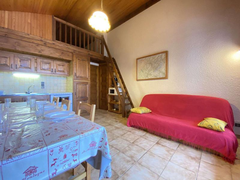 Skiverleih 2-Zimmer-Appartment für 8 Personen (B9) - Résidence le Nantoran - Praz sur Arly - Wohnzimmer