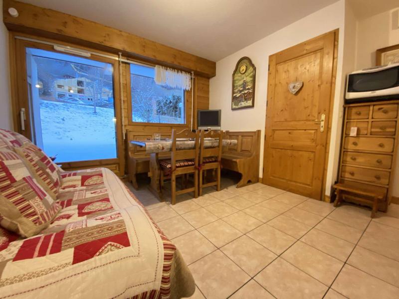 Skiverleih 2-Zimmer-Appartment für 6 Personen (008) - Résidence le Parc aux Biches - Praz sur Arly - Wohnzimmer