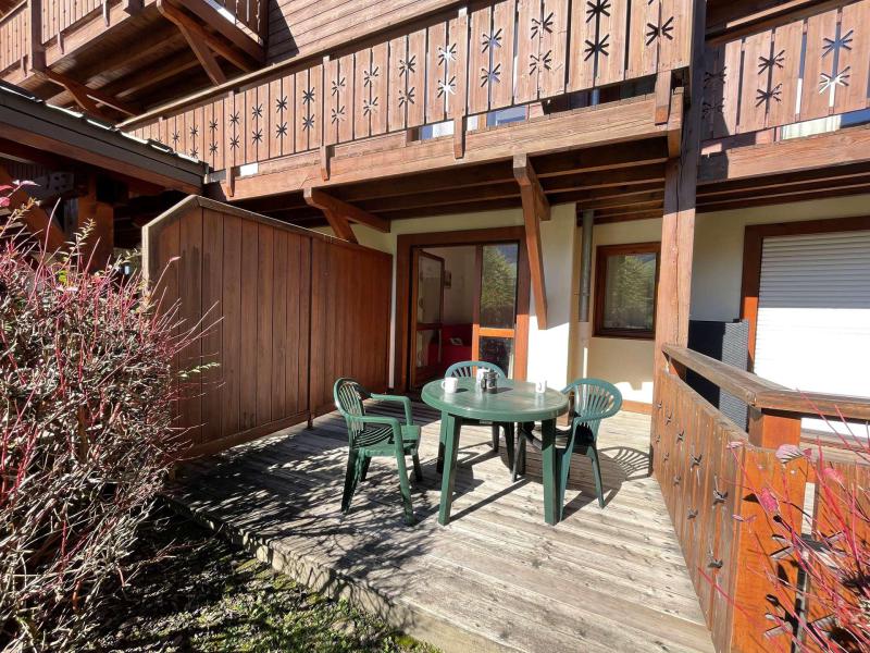 Location au ski Studio coin montagne 4 personnes (013) - Résidence les Ecrins - Praz sur Arly - Terrasse