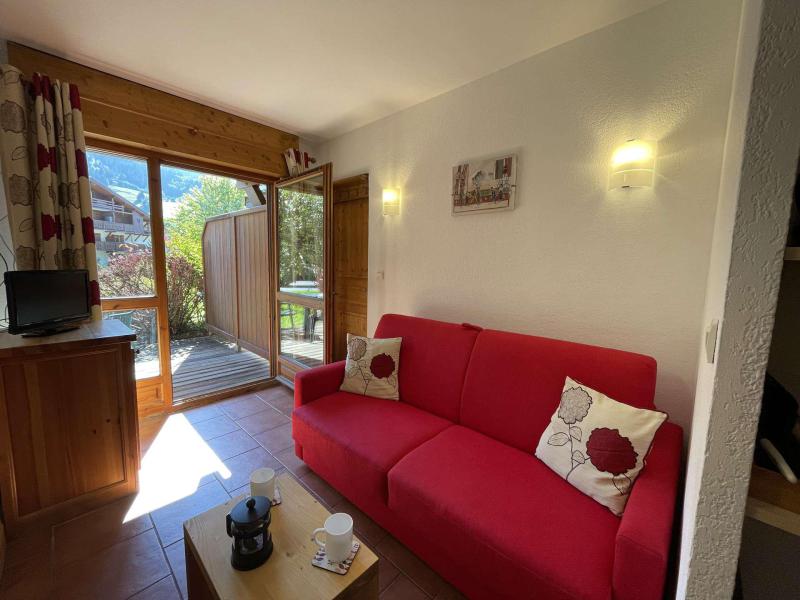 Rent in ski resort Studio sleeping corner 4 people (013) - Résidence les Ecrins - Praz sur Arly - Living room