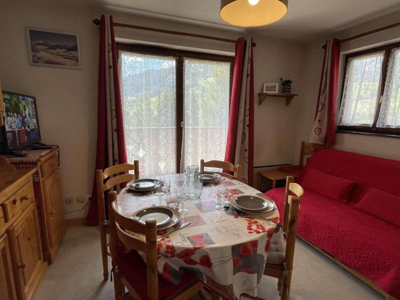 Ski verhuur Appartement 2 kamers 4 personen (A07) - Résidence Praz les Pistes - Praz sur Arly - Woonkamer