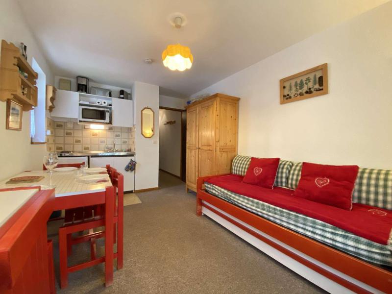 Rent in ski resort 2 room apartment 4 people (A10) - Résidence Praz Village - Praz sur Arly - Living room