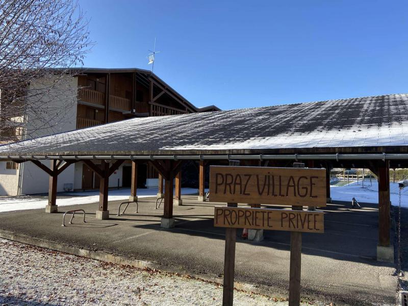 Location au ski Studio cabine 4 personnes (B43) - Résidence Praz Village - Praz sur Arly - Extérieur hiver