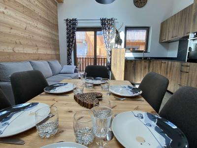 Rent in ski resort 3 room apartment 6 people (220-B205) - Chalet Saint Victor - Praz sur Arly - Living room