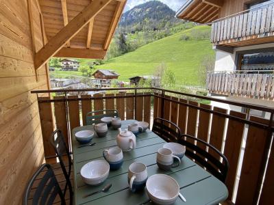 Rent in ski resort 3 room apartment 6 people (220-B205) - Chalet Saint Victor - Praz sur Arly - Terrace