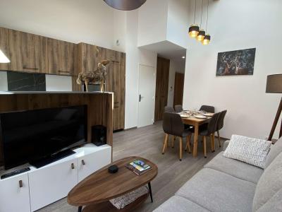 Skiverleih 3-Zimmer-Appartment für 6 Personen (220-B205) - Chalet Saint Victor - Praz sur Arly - Wohnzimmer