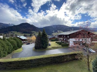 Rent in ski resort Studio 4 people (B14) - HAUTS DE PRAZ - Praz sur Arly - Balcony