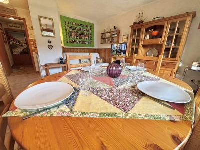 Ski verhuur Studio 4 personen (B02) - HAUTS DE PRAZ - Praz sur Arly - Woonkamer