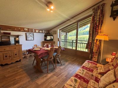 Rent in ski resort 2 room apartment 5 people (160) - Résidence Clos des Meurets - Praz sur Arly - Living room