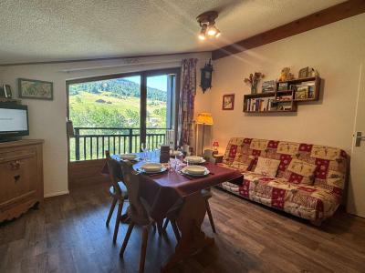 Rent in ski resort 2 room apartment 5 people (160) - Résidence Clos des Meurets - Praz sur Arly - Living room