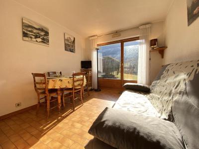 Rent in ski resort Studio cabin 4 people (00F) - Résidence Clos des Meurets - Praz sur Arly - Living room