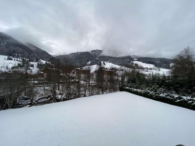 Rent in ski resort Studio sleeping corner 4 people (02E) - Résidence l'Orée des Pistes - Praz sur Arly - Winter outside