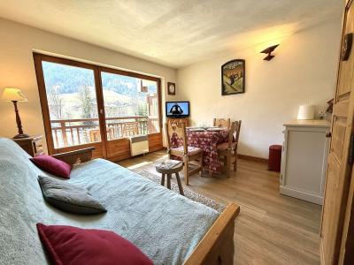 Rent in ski resort Studio sleeping corner 4 people (02E) - Résidence l'Orée des Pistes - Praz sur Arly