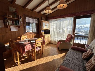 Ski verhuur Appartement 2 kamers 4 personen (150-D3G) - Résidence le Clos d'Arly - Praz sur Arly - Woonkamer