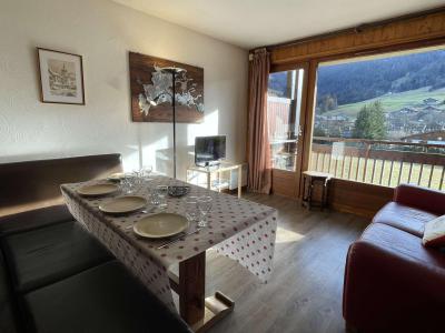 Rent in ski resort Studio cabin 4 people (B3H) - Résidence le Clos d'Arly - Praz sur Arly - Dining area