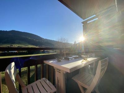 Soggiorno sugli sci Studio con alcova per 4 persone (01G) - Résidence le Clos d'Arly - Praz sur Arly - Balcone