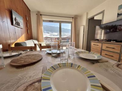 Skiverleih Duplexwohnung 2 Zimmer Schlafnische 6 Personen (033) - Résidence les Alisiers - Praz sur Arly - Essbereich