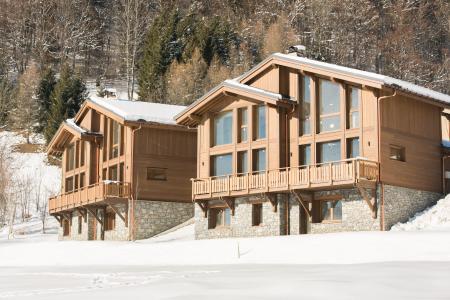 Vakantie in de bergen Résidence Les Portes de Megève - Praz sur Arly - Buiten winter