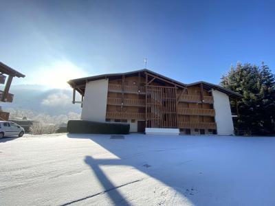 Vacances en montagne Studio cabine 4 personnes (B43) - Résidence Praz Village - Praz sur Arly - Extérieur hiver